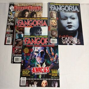 Fangoria & Horror Hound Lot  / Fangoria Issues 305, 312 & 313 / Horror Issue 49